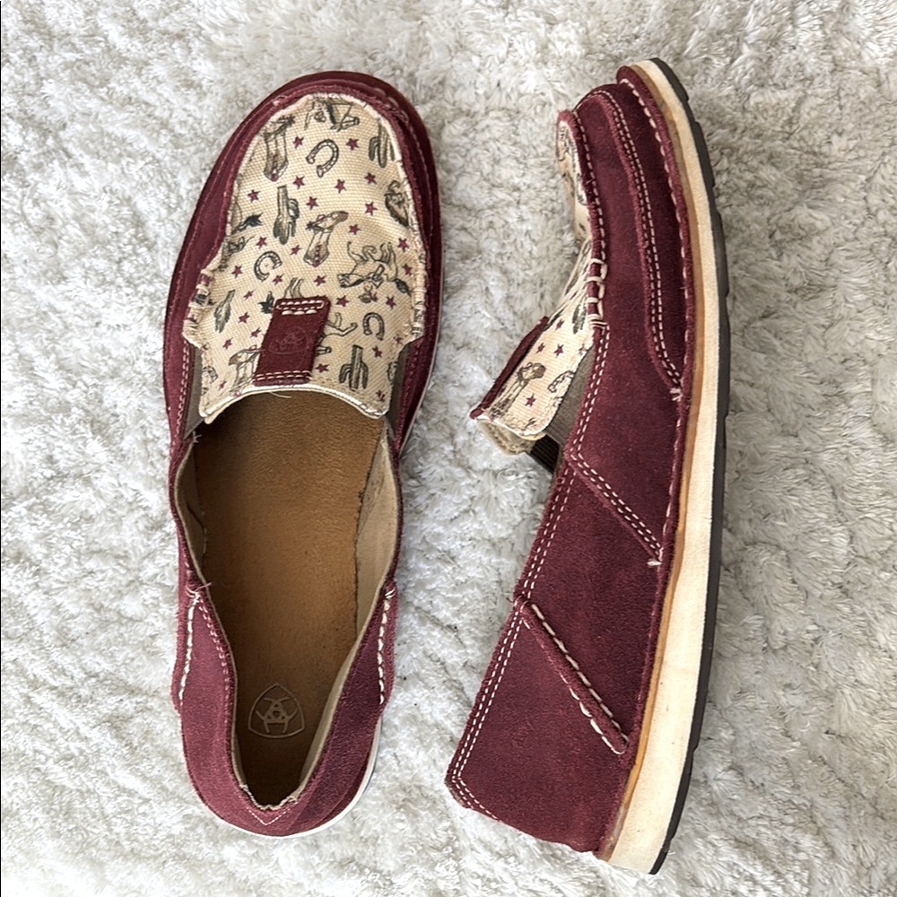 Ariat Cactus Cowboy Suede Cruiser - Picture 2 of 13